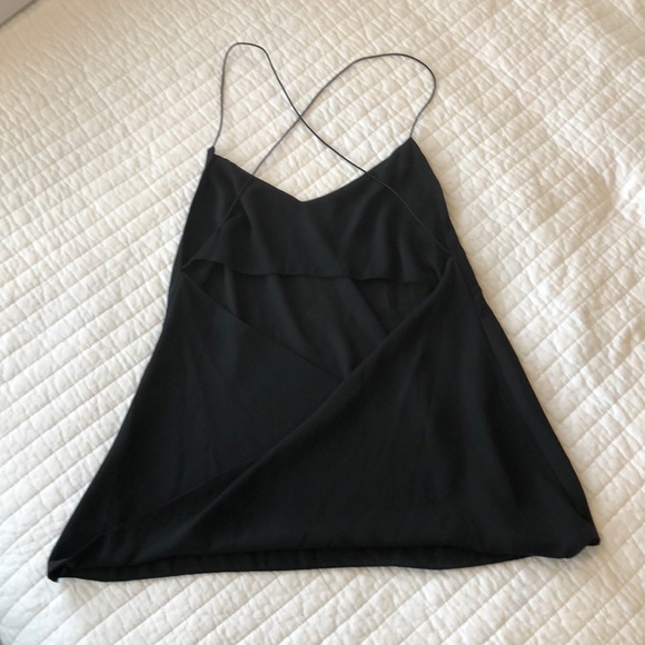 Black Open Back Tank - Picture 2 of 6